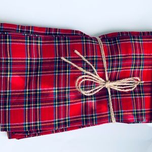 Madison Plaid Cotton Napkins - Set Of 4